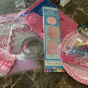 Pink Girl Bday Party Decorations